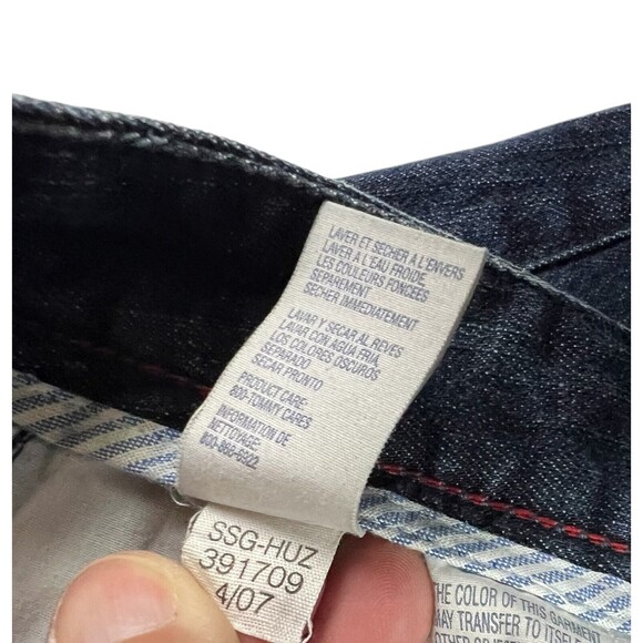 Tommy Hilfiger Trouser Jeans Vintage '07 Women's Size 10 Crop Taper Mid-Rise - Picture 9 of 9